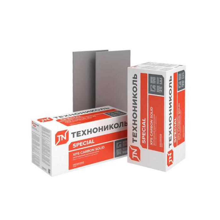 Экструдированный пенополистирол Технониколь XPS CARBON SOLID ТИП Б 100х580х1180-L